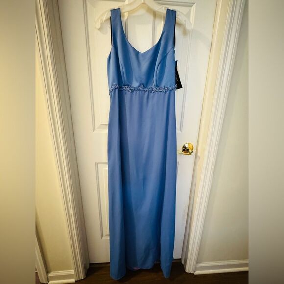 ARIANNA by Rachel Kaye size 8, long formal blue dress NWT - Picture 2 of 4